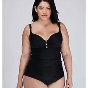 LANE BRYANT CACIQUE | BALCONETTE BRA TAKINI TOP